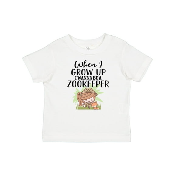 Inktastic Future Zookeeper Girls Girls Baby T-Shirt
