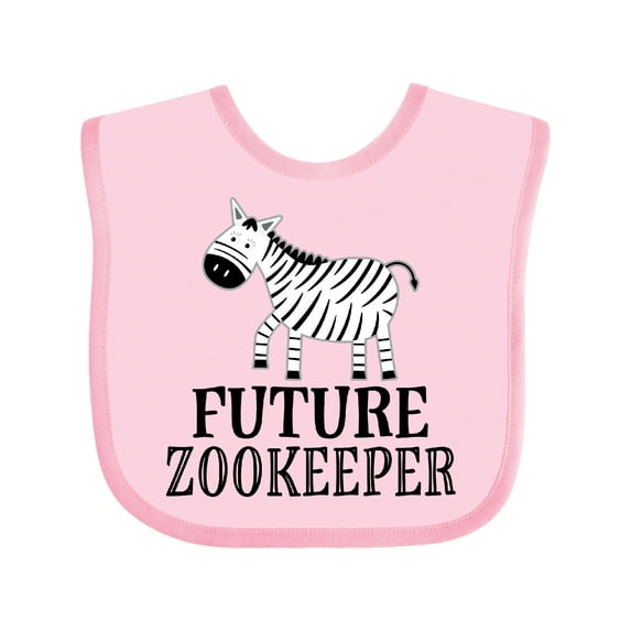 Inktastic Future Zookeeper Zoo Animals Boys or Girls Baby Bib