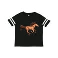 thumbnail image 1 of Inktastic Galloping Brown Horse-stylized Illustration Boys or Girls Toddler T-Shirt, 1 of 5