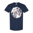 thumbnail image 1 of Inktastic Game Day Distressed Baseball T-Shirt, 1 of 5