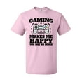 thumbnail image 1 of Inktastic Gaming Makes Me Happy T-Shirt, 1 of 5