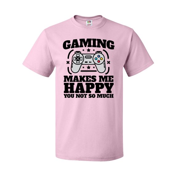 Inktastic Gaming Makes Me Happy T-Shirt