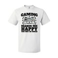 thumbnail image 1 of Inktastic Gaming Makes Me Happy T-Shirt, 1 of 5