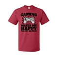 thumbnail image 1 of Inktastic Gaming Makes Me Happy T-Shirt, 1 of 5