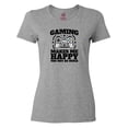 thumbnail image 1 of Inktastic Gaming Makes Me Happy Women's T-Shirt, 1 of 5