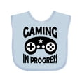thumbnail image 1 of Inktastic Gaming in Progress Gamer Boys or Girls Baby Bib, 1 of 4