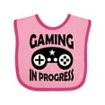 thumbnail image 1 of Inktastic Gaming in Progress Gamer Boys or Girls Baby Bib, 1 of 4