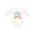 thumbnail image 1 of Inktastic Gammie Loves Me Grandkids Boys or Girls Long Sleeve Baby Bodysuit, 1 of 5