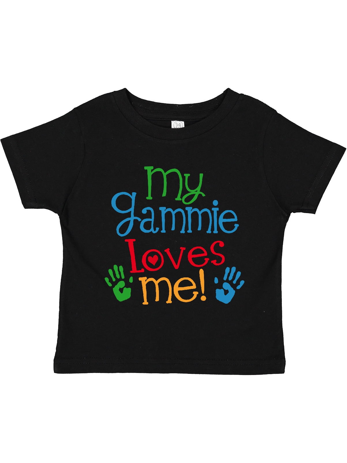 Inktastic Gammie Loves Me Grandkids Boys or Girls Toddler T-Shirt ...