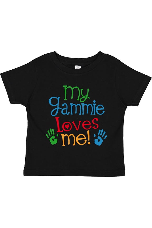 Gammie Loves Me Grandkids Boys or Girls Toddler T-Shirt