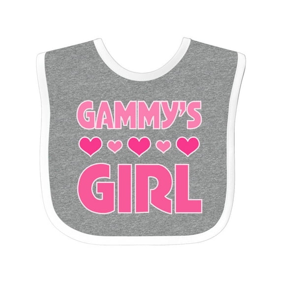 Inktastic Gammy Girl Granddaughter Girls Baby Bib
