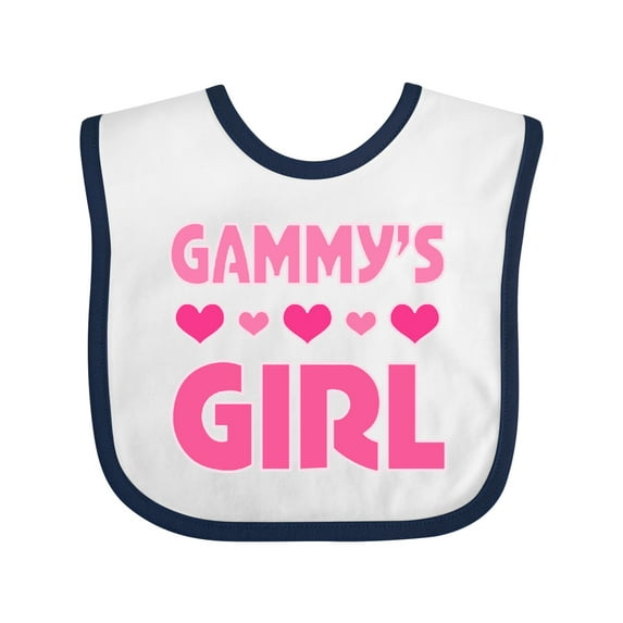Inktastic Gammy Girl Granddaughter Girls Baby Bib