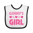 thumbnail image 1 of Inktastic Gammy Girl Granddaughter Girls Baby Bib, 1 of 4