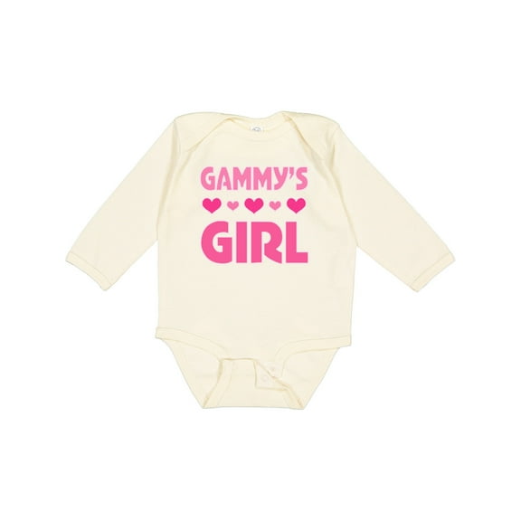 Inktastic Gammy Girl Granddaughter Girls Long Sleeve Baby Bodysuit