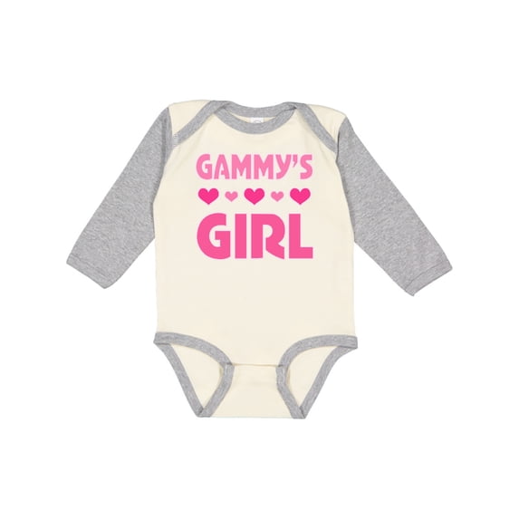 Inktastic Gammy Girl Granddaughter Girls Long Sleeve Baby Bodysuit