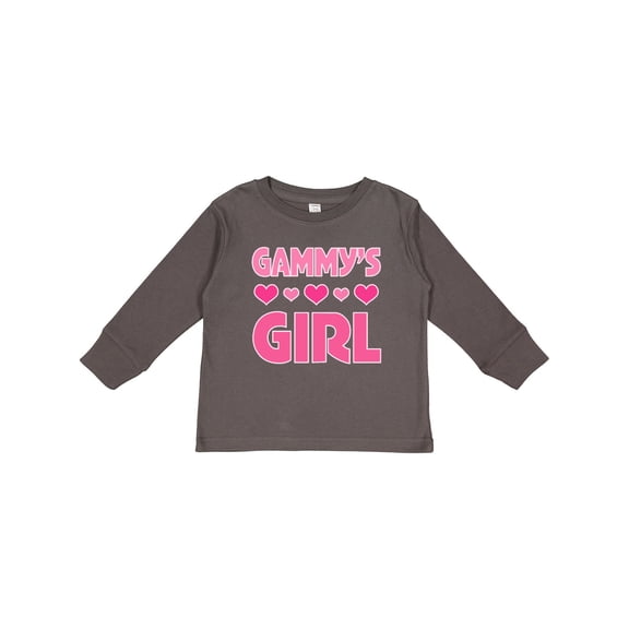 Inktastic Gammy Girl Granddaughter Girls Long Sleeve Toddler T-Shirt