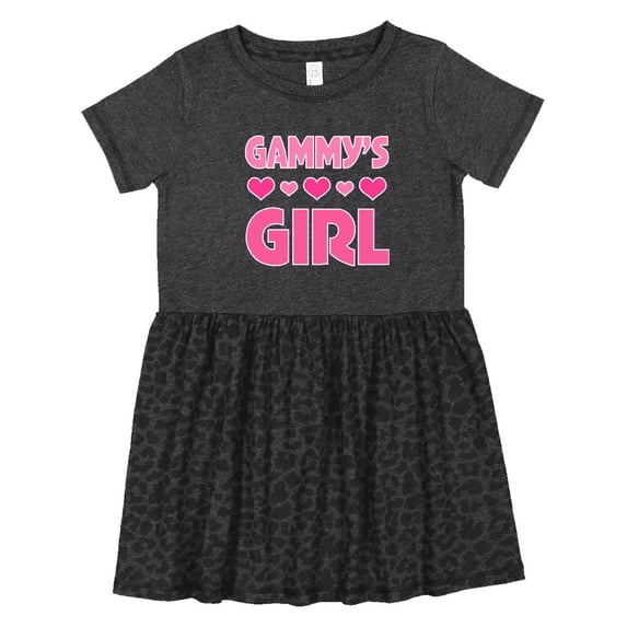 Inktastic Gammy Girl Granddaughter Girls Toddler Dress
