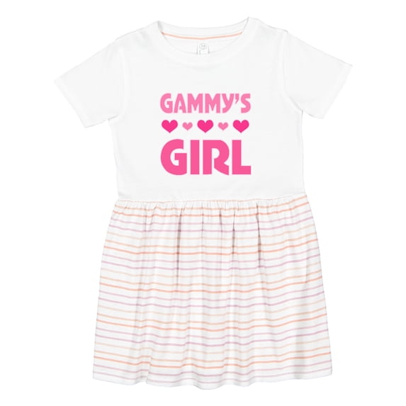 Inktastic Gammy Girl Granddaughter Girls Toddler Dress