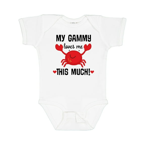 Inktastic Gammy Loves Me Grandchild Boys or Girls Baby Bodysuit
