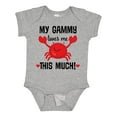 thumbnail image 1 of Inktastic Gammy Loves Me Grandchild Boys or Girls Baby Bodysuit, 1 of 5
