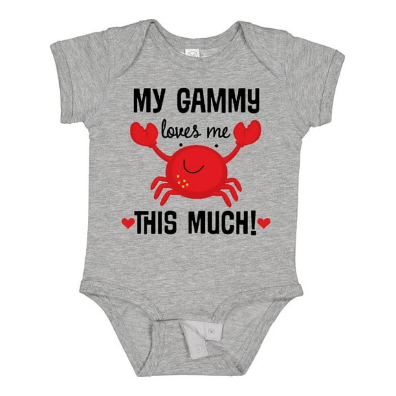 Inktastic Gammy Loves Me Grandchild Boys or Girls Baby Bodysuit