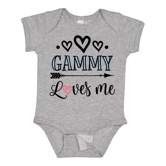 Inktastic Gammy Loves Me Grandchild Girls Baby Bodysuit