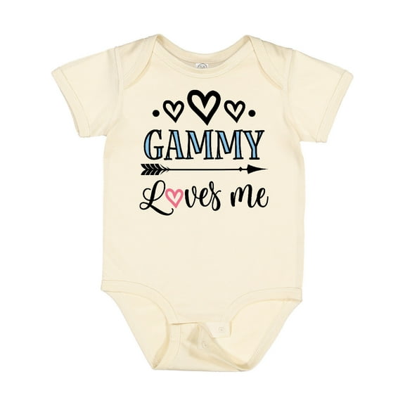 Inktastic Gammy Loves Me Grandchild Girls Baby Bodysuit