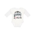 thumbnail image 1 of Inktastic Gammy Loves Me Grandchild Girls Long Sleeve Baby Bodysuit, 1 of 5