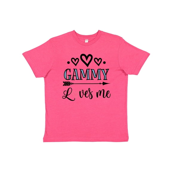 Inktastic Gammy Loves Me Grandchild Youth T-Shirt