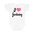 thumbnail image 1 of Inktastic Gardener Gift I Love Gardening Girls Baby Bodysuit, 1 of 5