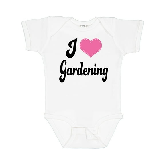 Inktastic Gardener Gift I Love Gardening Girls Baby Bodysuit