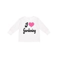 thumbnail image 1 of Inktastic Gardener Gift I Love Gardening Girls Long Sleeve Toddler T-Shirt, 1 of 5