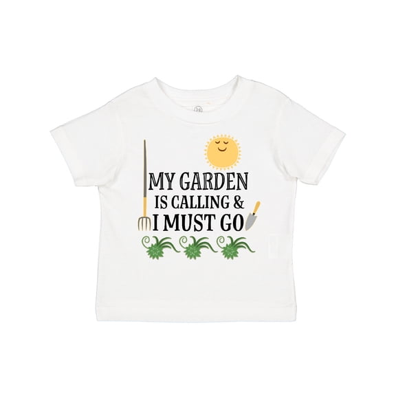 Inktastic Gardening Funny Garden Is Calling Boys or Girls Toddler T-Shirt