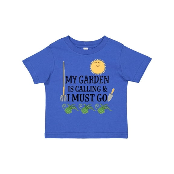 Inktastic Gardening Funny Garden Is Calling Boys or Girls Toddler T-Shirt