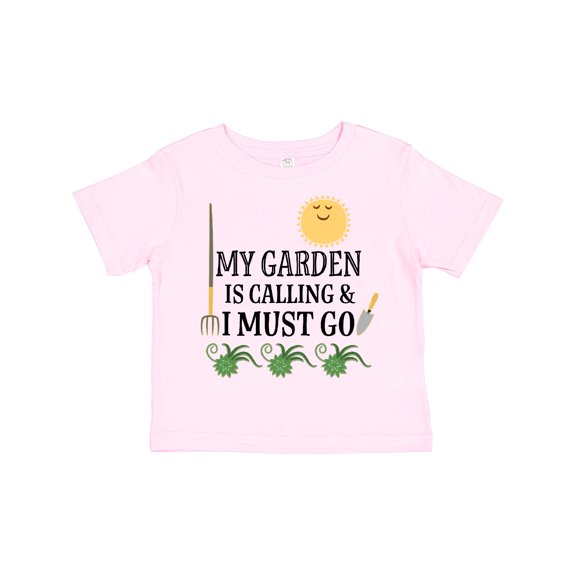 Inktastic Gardening Funny Garden Is Calling Boys or Girls Toddler T-Shirt