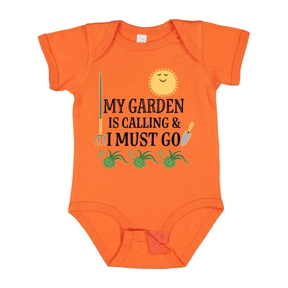 Inktastic Gardening Funny Garden is Calling Boys or Girls Baby Bodysuit