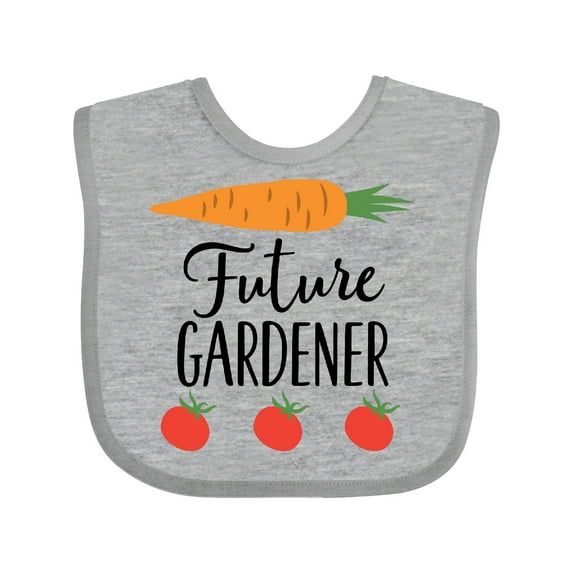 Inktastic Gardening Future Gardener Boys or Girls Baby Bib