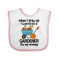 thumbnail image 1 of Inktastic Gardening Future Gardener Like Mommy Boys or Girls Baby Bib, 1 of 4