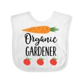 thumbnail image 1 of Inktastic Gardening Organic Gardener Boys or Girls Baby Bib, 1 of 4