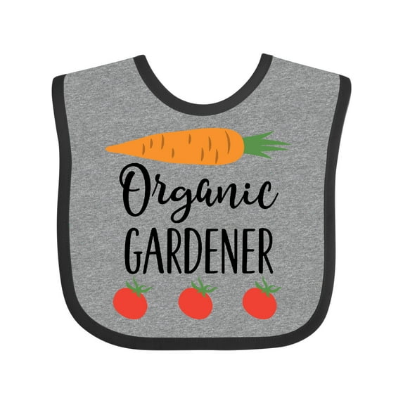 Inktastic Gardening Organic Gardener Boys or Girls Baby Bib