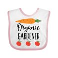 thumbnail image 1 of Inktastic Gardening Organic Gardener Boys or Girls Baby Bib, 1 of 4