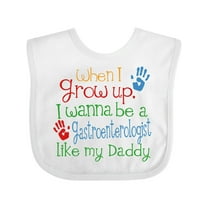 Inktastic Gastroenterologist Like Daddy Boys or Girls Baby Bib
