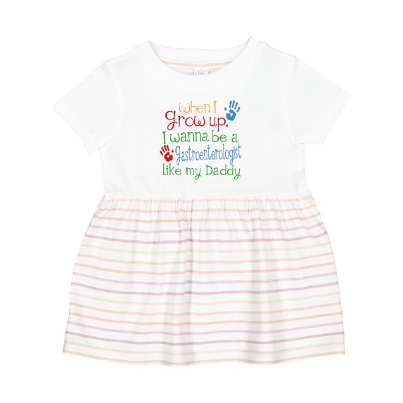 Inktastic Gastroenterologist Like Daddy Girls Baby Dress