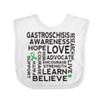 thumbnail image 1 of Inktastic Gastroschisis Support Awareness Gift Boys or Girls Baby Bib, 1 of 4