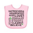 thumbnail image 1 of Inktastic Gastroschisis Support Awareness Gift Boys or Girls Baby Bib, 1 of 4