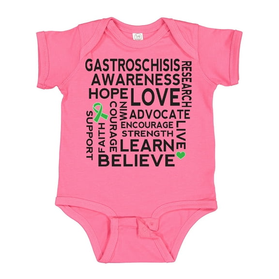 Inktastic Gastroschisis Support Awareness Boys or Girls Baby Bodysuit