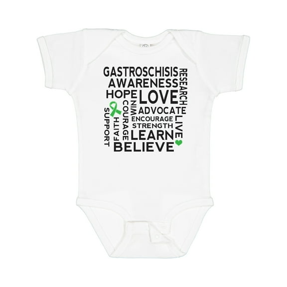 Inktastic Gastroschisis Support Awareness Boys or Girls Baby Bodysuit