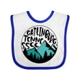 thumbnail image 1 of Inktastic Gatlinburg, Tennessee- Mountains Boys or Girls Baby Bib, 1 of 4