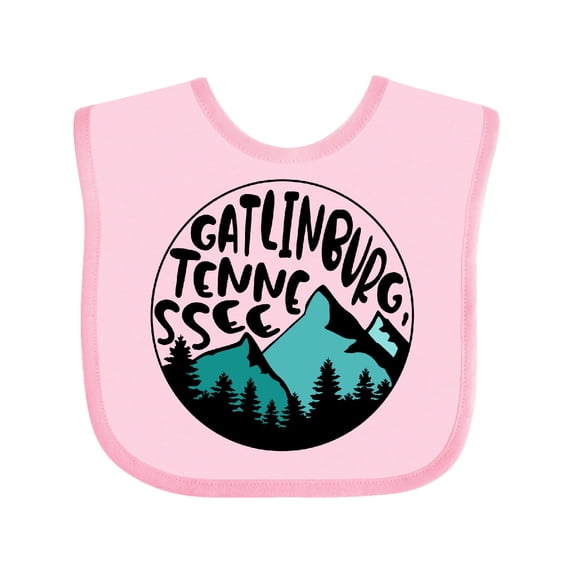 Inktastic Gatlinburg, Tennessee- Mountains Boys or Girls Baby Bib