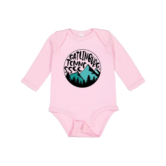 Inktastic Gatlinburg, Tennessee- Mountains Boys or Girls Long Sleeve Baby Bodysuit